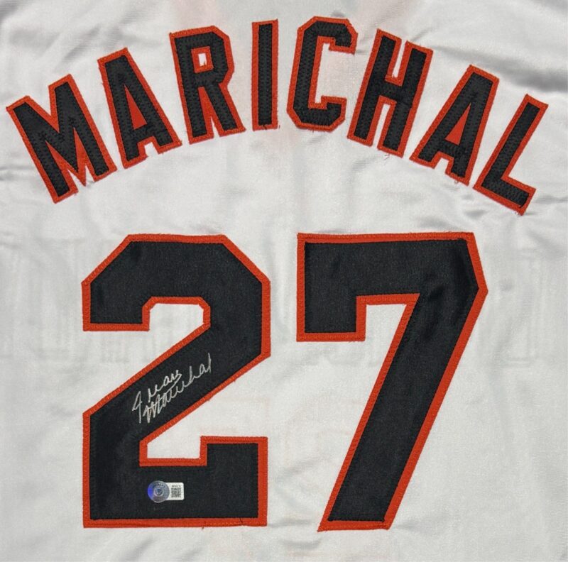 Juan Marichal Signed Autographed White Jersey Beckett Authenticated - Image 2