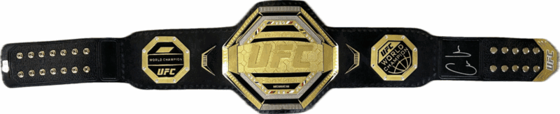 Conor McGregor Signed Autographed Custom Black & Gold Belt Beckett Authenticated