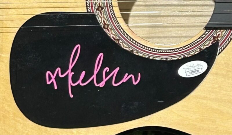 Kelsea Ballerini Signed Autographed Natural Acoustic 38 inch Guitar JSA CG07930 - Image 2