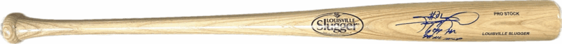 Sammy Sosa Signed Blonde Louisville Slugger Bat Beckett Authenticated BL69751