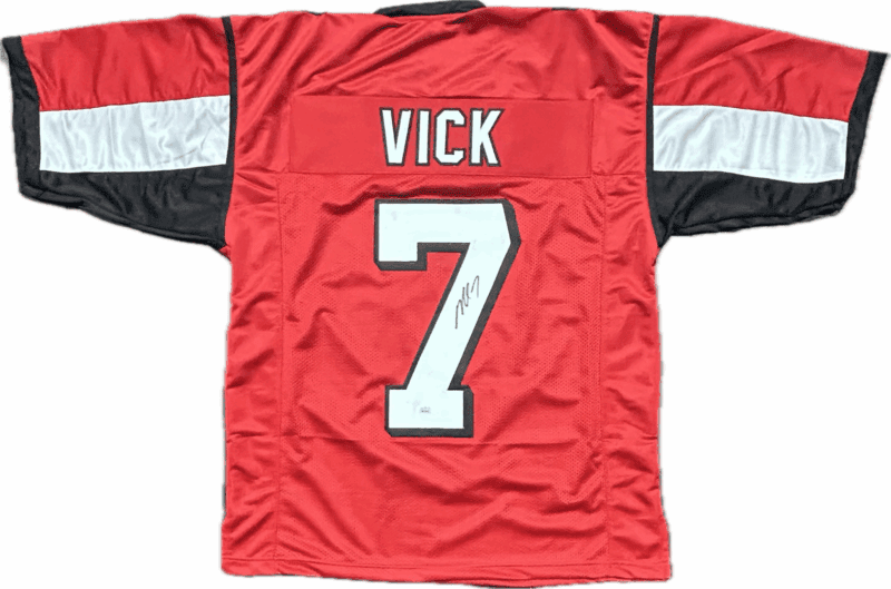 Michael Vick Signed Autographed Red/White Jersey JSA Authenticated