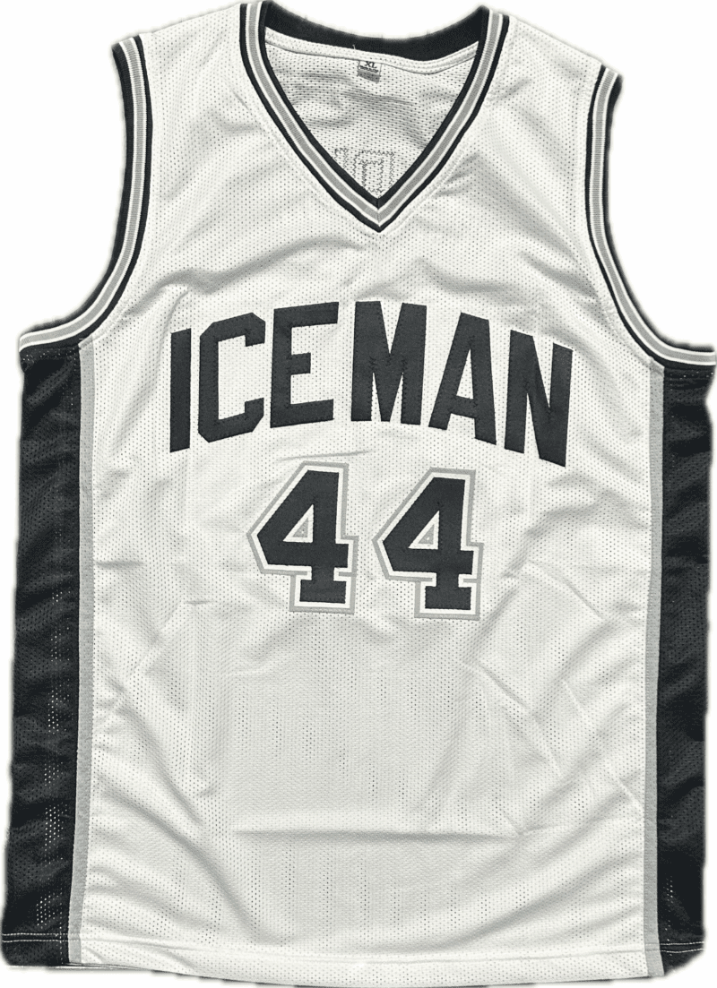 George Gervin Signed Autographed White/Black Jersey JSA Authenticated - Image 3