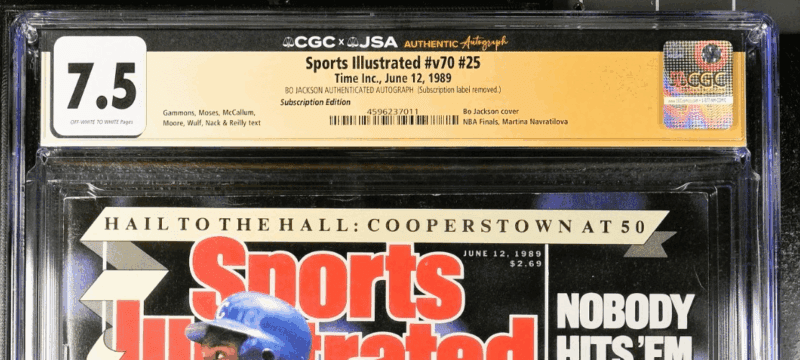 Bo Jackson Signed Sports Illustrated Magazine 6/12/1989 CGC 7.5 JSA Subscription - Image 3
