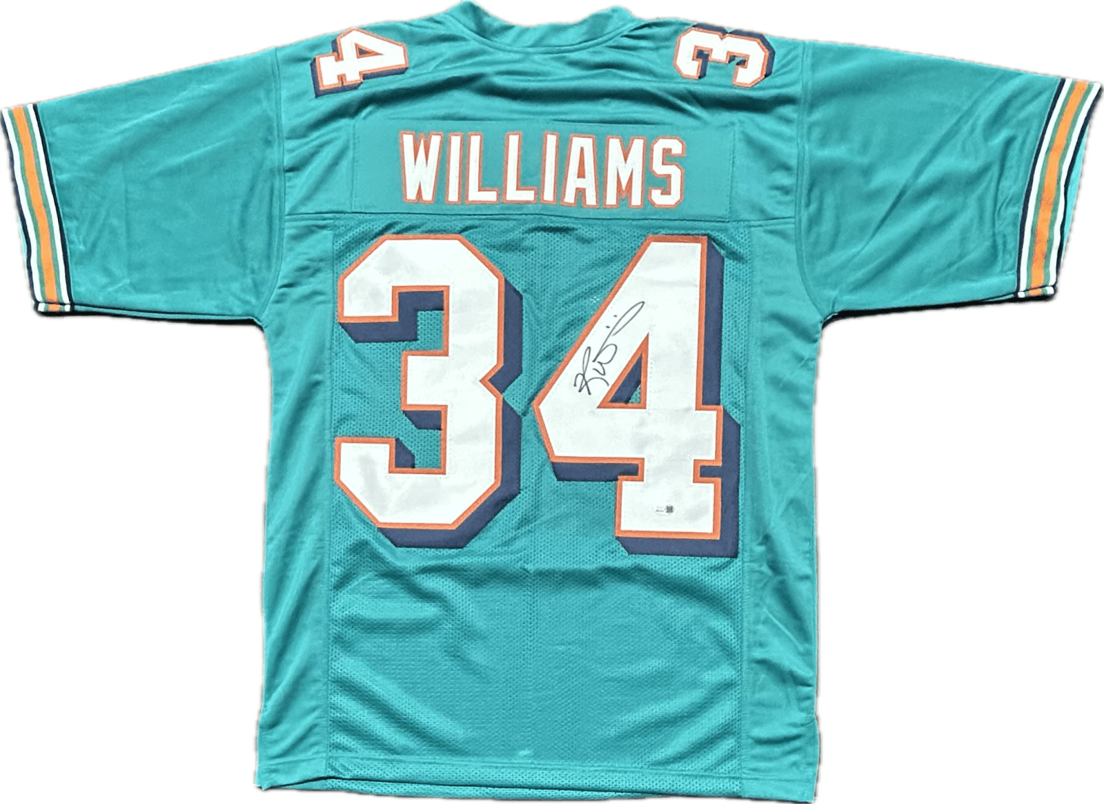 Ricky Williams Signed Autographed Green/White Jersey JSA Authenticated