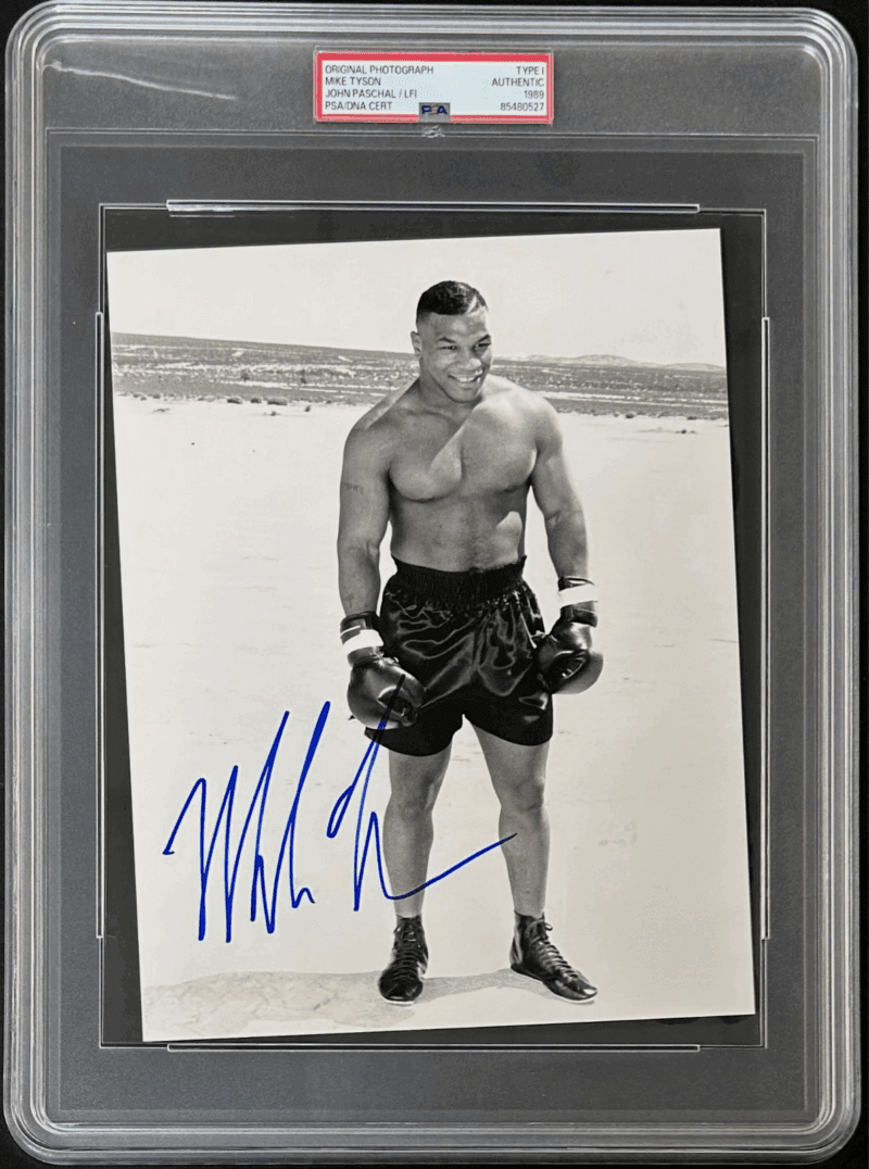 Mike Tyson Signed Original 1989 Type 1 Photograph PSA/DNA John Paschal