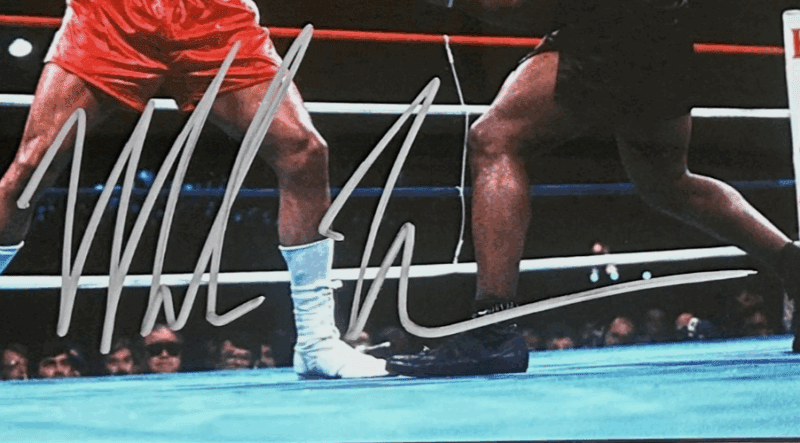 Mike Tyson Signed Original 1987 Type 1 Photograph PSA/DNA Tyson vs James Smith - Image 3