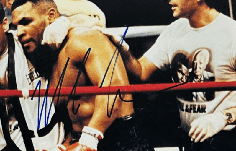 Mike Tyson Signed Type 1 Photograph PSA/DNA Tyson vs Tony Tucker Kevin Rooney - Image 3