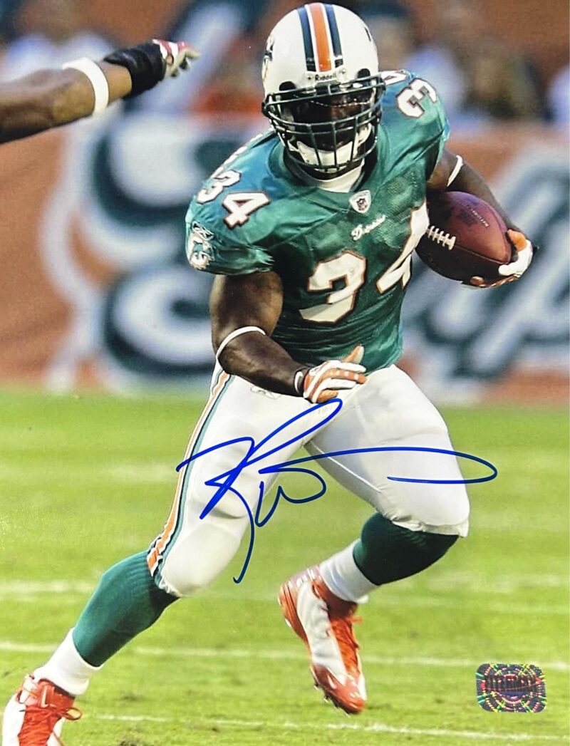 Ricky Williams Signed Autographed 8x10 Photo FSG Authentic Miami Dolphins