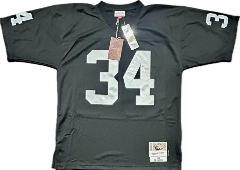 Bo Jackson Signed Mitchell & Ness Raiders Black Jersey JSA Authenticated - Image 3