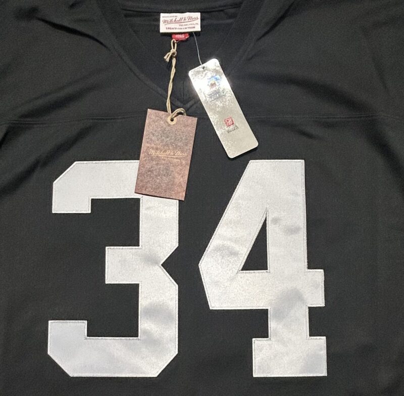 Bo Jackson Signed Mitchell & Ness Raiders Black Jersey JSA Authenticated - Image 4