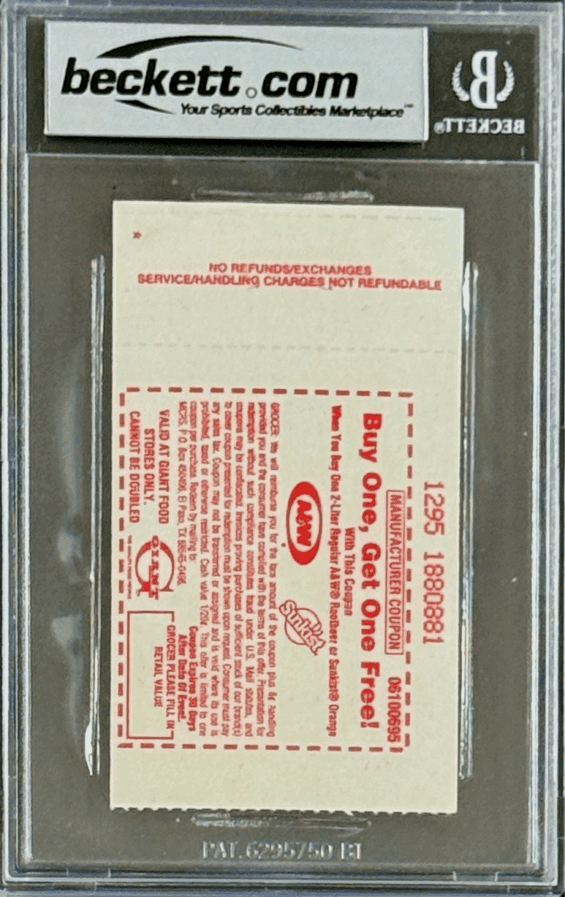 Ric Flair Signed WCW Feb. 17, 1996 Ticket Stub Beckett 6 Ex-Mt Auto 10 17549378 - Image 3
