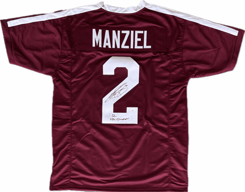 Johnny Manziel Signed Autographed Maroon Jersey JSA Authenticated