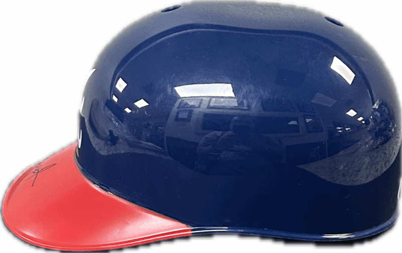 Andruw Jones Signed Atlanta Braves Souvenir Batting Helmet  JSA 5x AS - Image 3