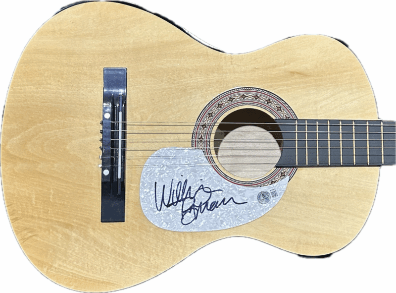 William Beckmann Signed Natural Acoustic 38 inch Guitar Beckett BT70813 - Image 2
