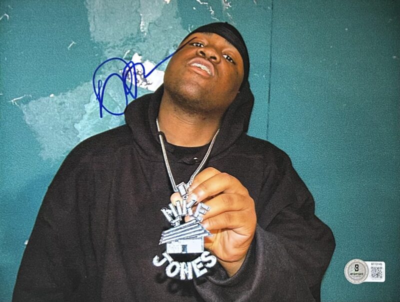 Mike Jones Signed Autograph 8x10 Beckett 4 Rapper