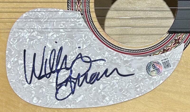 William Beckmann Signed Natural Acoustic 38 inch Guitar Beckett BT70813 - Image 3