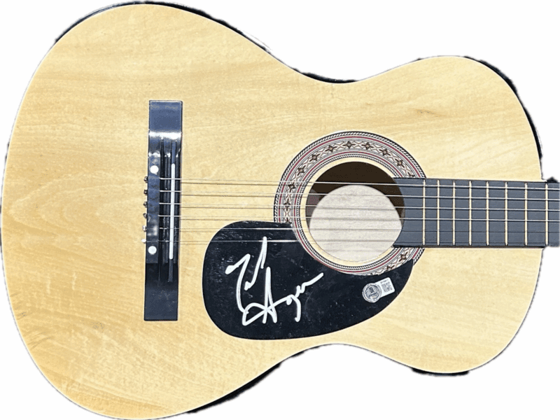 Jack Ingram Signed Natural Acoustic 38 inch Guitar Beckett BT70817 - Image 2