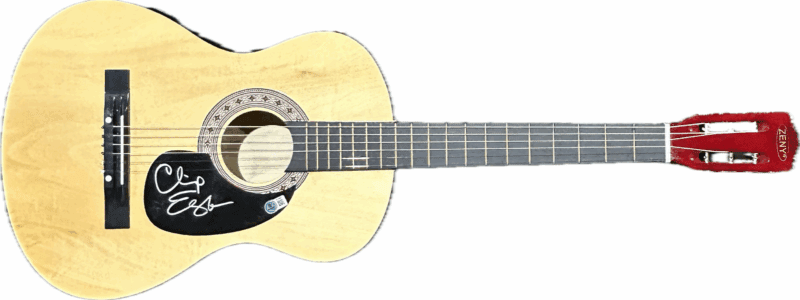 Charles "Chip" Esten Signed Natural Acoustic 38 inch Guitar Beckett BT70822