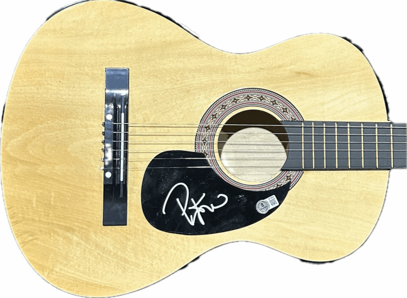 Pat Green Signed Natural Acoustic 38 inch Guitar Beckett BT70820 - Image 2