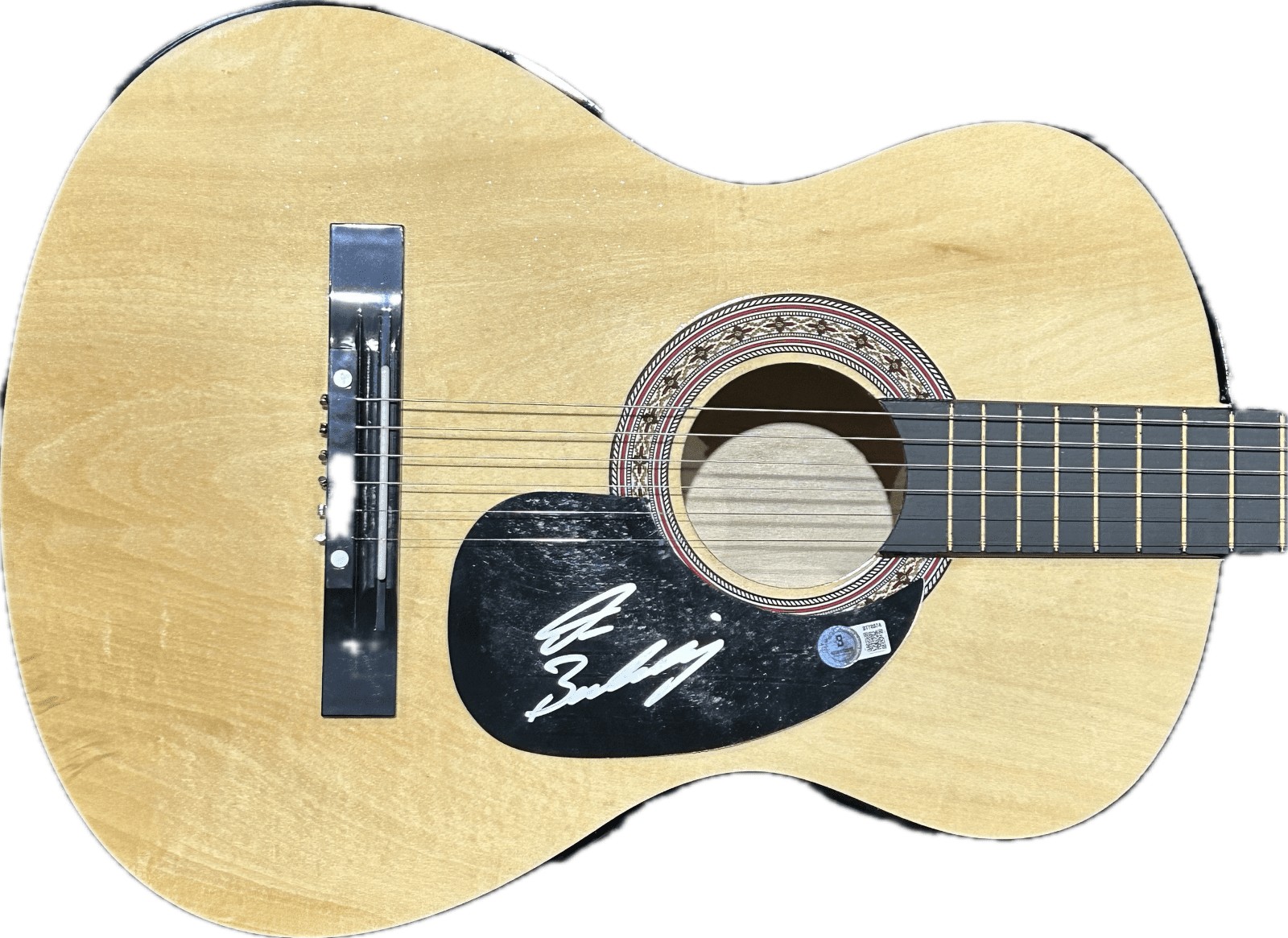 Drew Baldridge Signed Natural Acoustic 38 inch Guitar Beckett BT70874 - Image 2