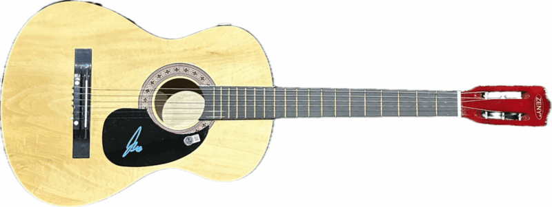 Teddy Swims Signed Natural Acoustic 38 inch Guitar Beckett BT70876