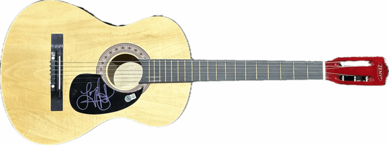 Lauren Alaina Signed Natural Acoustic 38 inch Guitar Beckett BT70866