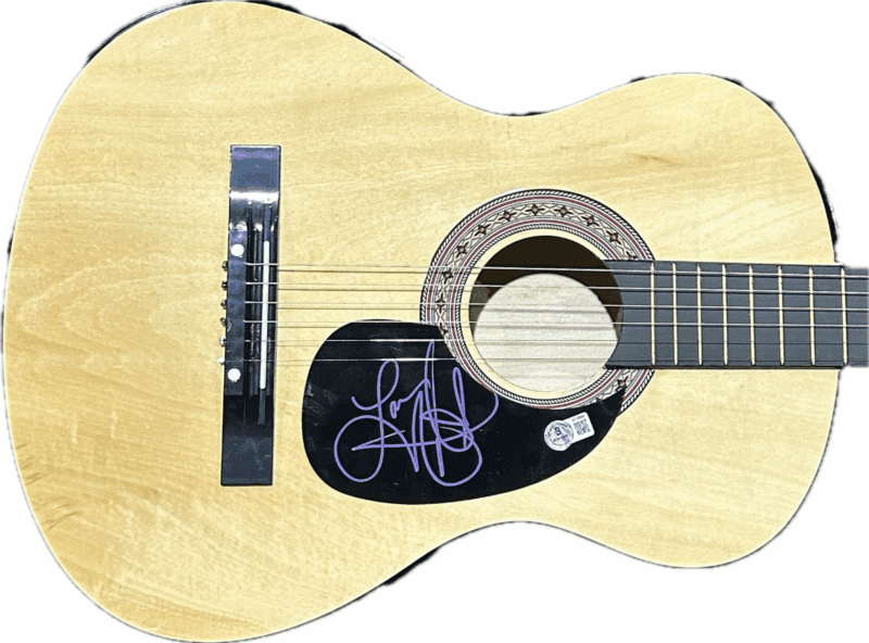 Lauren Alaina Signed Natural Acoustic 38 inch Guitar Beckett BT70866 - Image 2