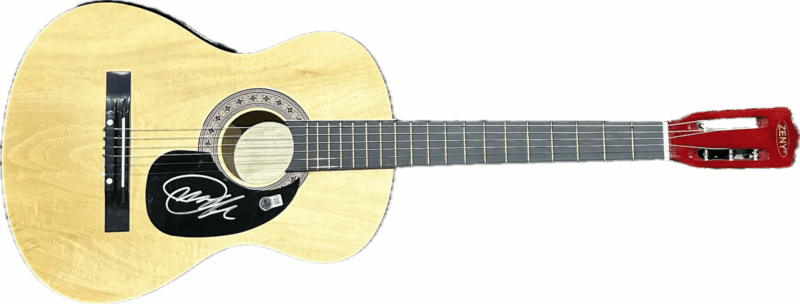 Jon Wolf Signed Natural Acoustic 38 inch Guitar Beckett BT70858