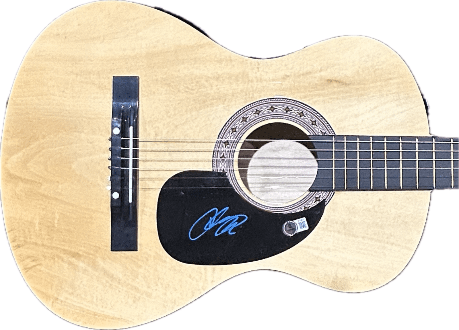 Chris Young Signed Natural Acoustic 38 inch Guitar Beckett BT70872 - Image 2