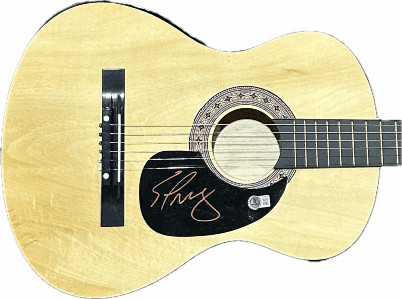 Scotty McCreery Signed Natural Acoustic 38 inch Guitar Beckett BT70841 - Image 2