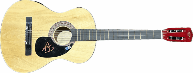 Wade Bowen Signed Natural Acoustic 38 inch Guitar Beckett BT70824