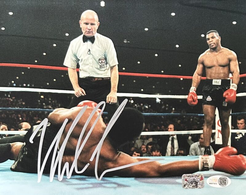 Mike Tyson Signed Autographed 8x10 Photo JSA & Mike Tyson Authentic KO #2