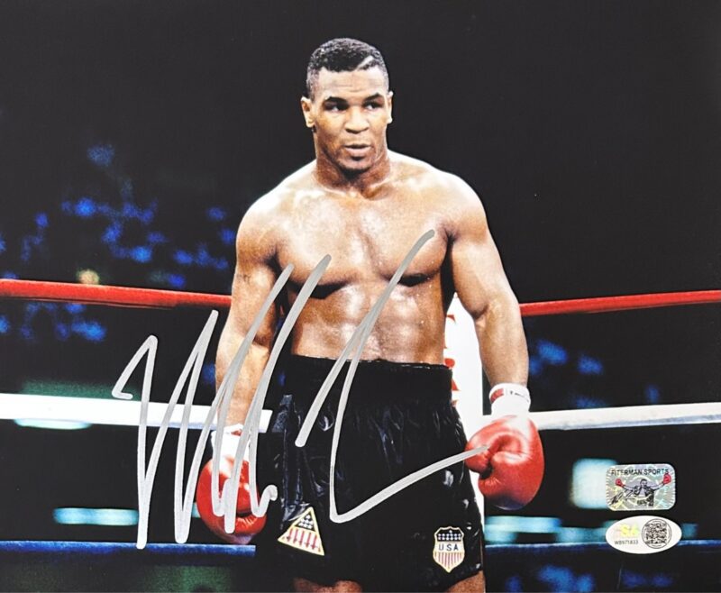 Mike Tyson Signed Autographed 8x10 Photo JSA & Mike Tyson Authentic COR