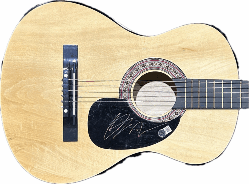 Preston Brust and Chris Lucas LoCash Signed Acoustic 38" Guitar Beckett BT70837 - Image 2