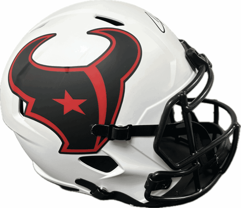 Andre Johnson Signed Houston Texans Full Size Lunar Helmet JSA Authentic HOF 24 - Image 3