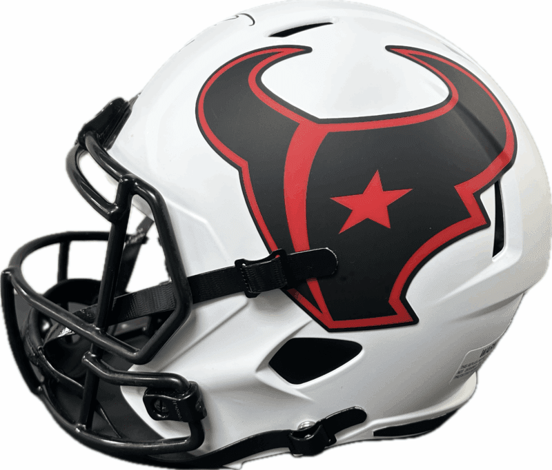 Andre Johnson Signed Houston Texans Full Size Lunar Helmet JSA Authentic HOF 24 - Image 4