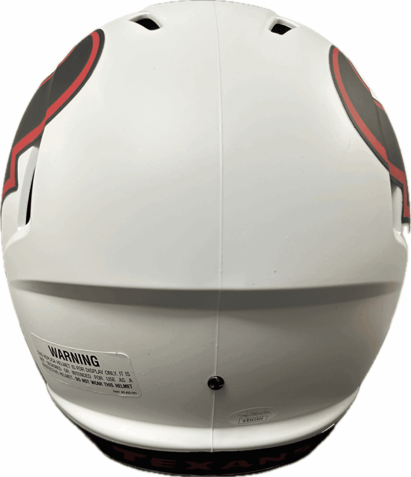 Andre Johnson Signed Houston Texans Full Size Lunar Helmet JSA Authentic HOF 24 - Image 5