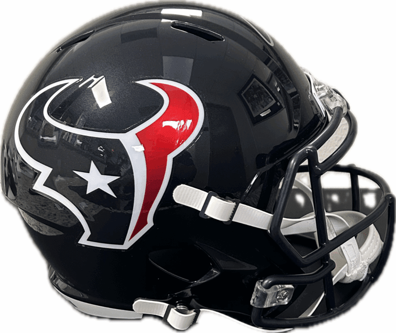 Andre Johnson Signed Houston Texans Full Size Speed Helmet JSA Authentic HOF 24 - Image 3