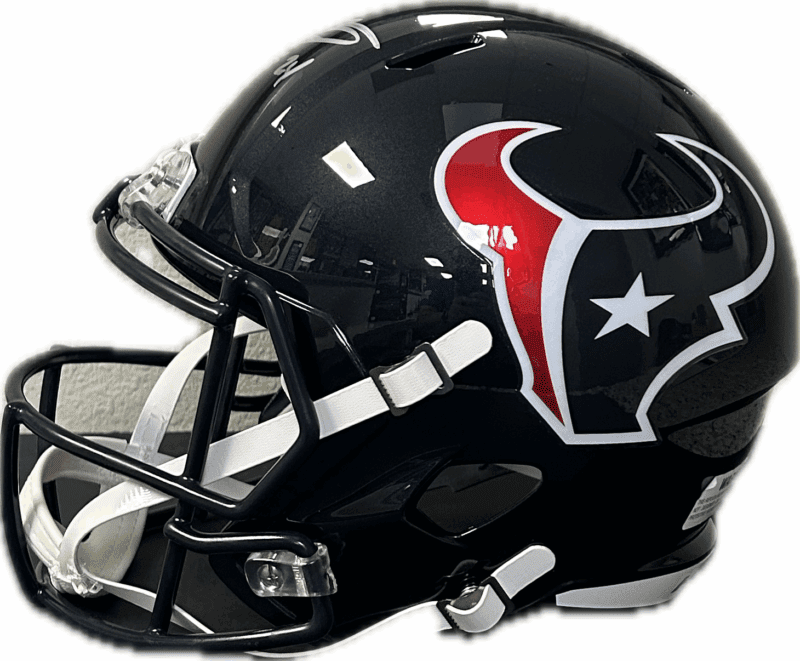 Andre Johnson Signed Houston Texans Full Size Speed Helmet JSA Authentic HOF 24 - Image 4