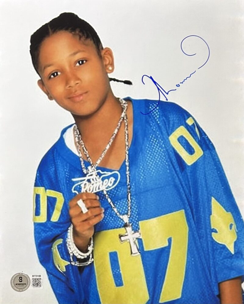 Lil Romeo Signed Autograph 8x10 Beckett Singer