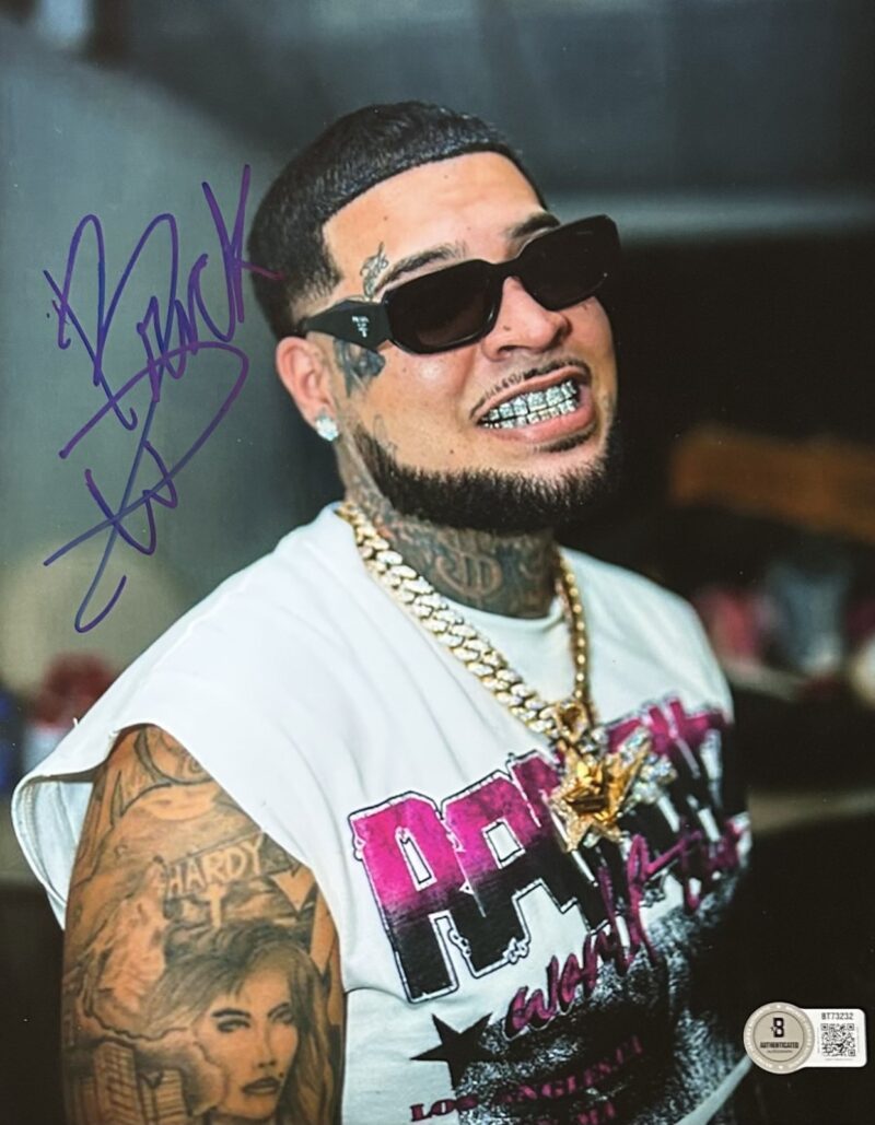 Brick Wolfpack Signed Autograph 8x10 Beckett Singer 1