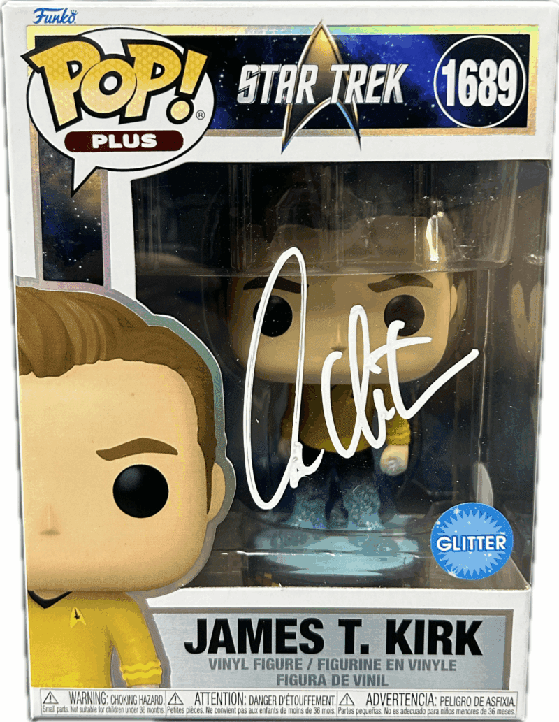 William Shatner Signed Funko POP 1689 JSA James T. Kirk Star Trek WB971085