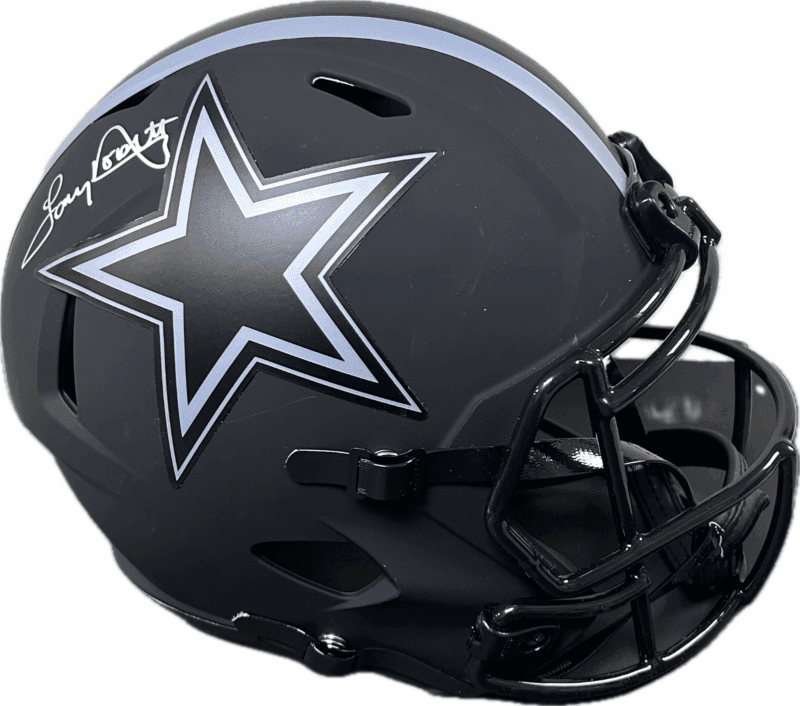 Tony Dorsett Signed Dallas Cowboys Full Size Speed Eclipse Helmet JSA Authentic - Image 2