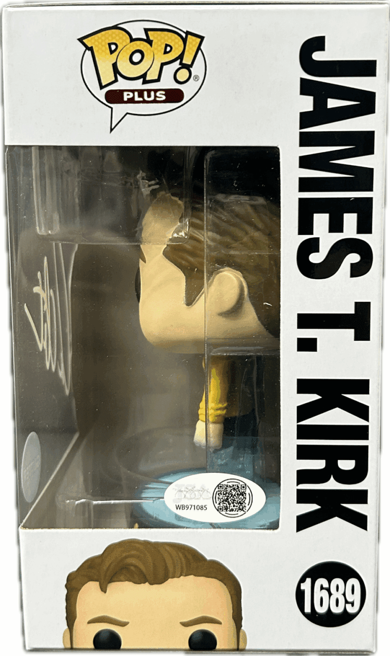 William Shatner Signed Funko POP 1689 JSA James T. Kirk Star Trek WB971085 - Image 3