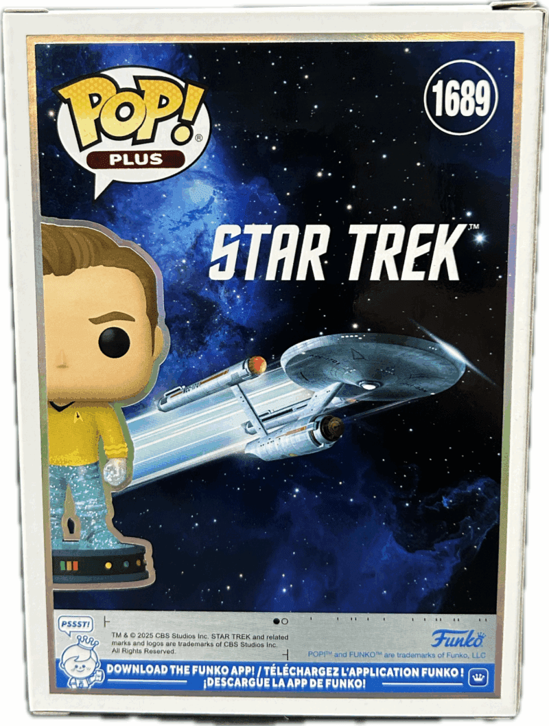 William Shatner Signed Funko POP 1689 JSA James T. Kirk Star Trek WB971085 - Image 4