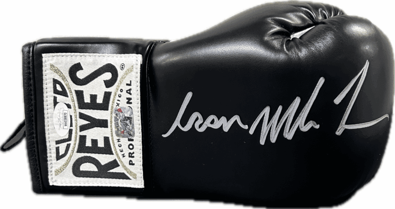 Iron Mike Tyson Signed Right Black Cleto Reyes Glove JSA & Mike Tyson Hologram