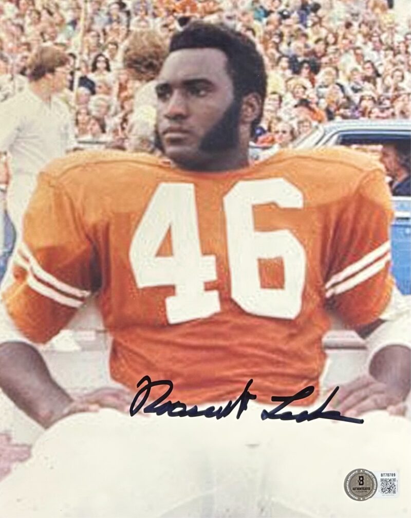 Roosevelt Leaks Signed Autographed 8x10 Photo Beckett Texas Longhorns #2