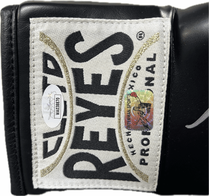 Iron Mike Tyson Signed Right Black Cleto Reyes Glove JSA & Mike Tyson Hologram - Image 3