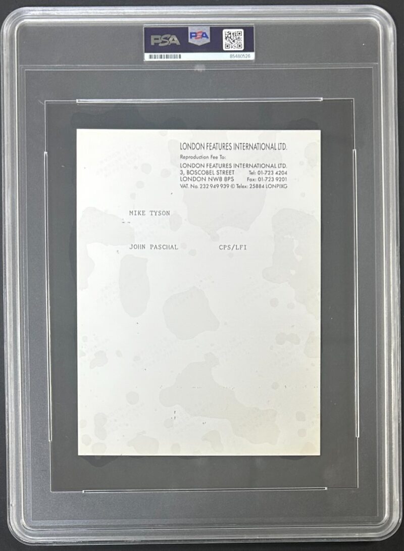 Mike Tyson Signed Original 1989 Type 1 Photograph PSA/DNA Iron Mike Close Up - Image 3