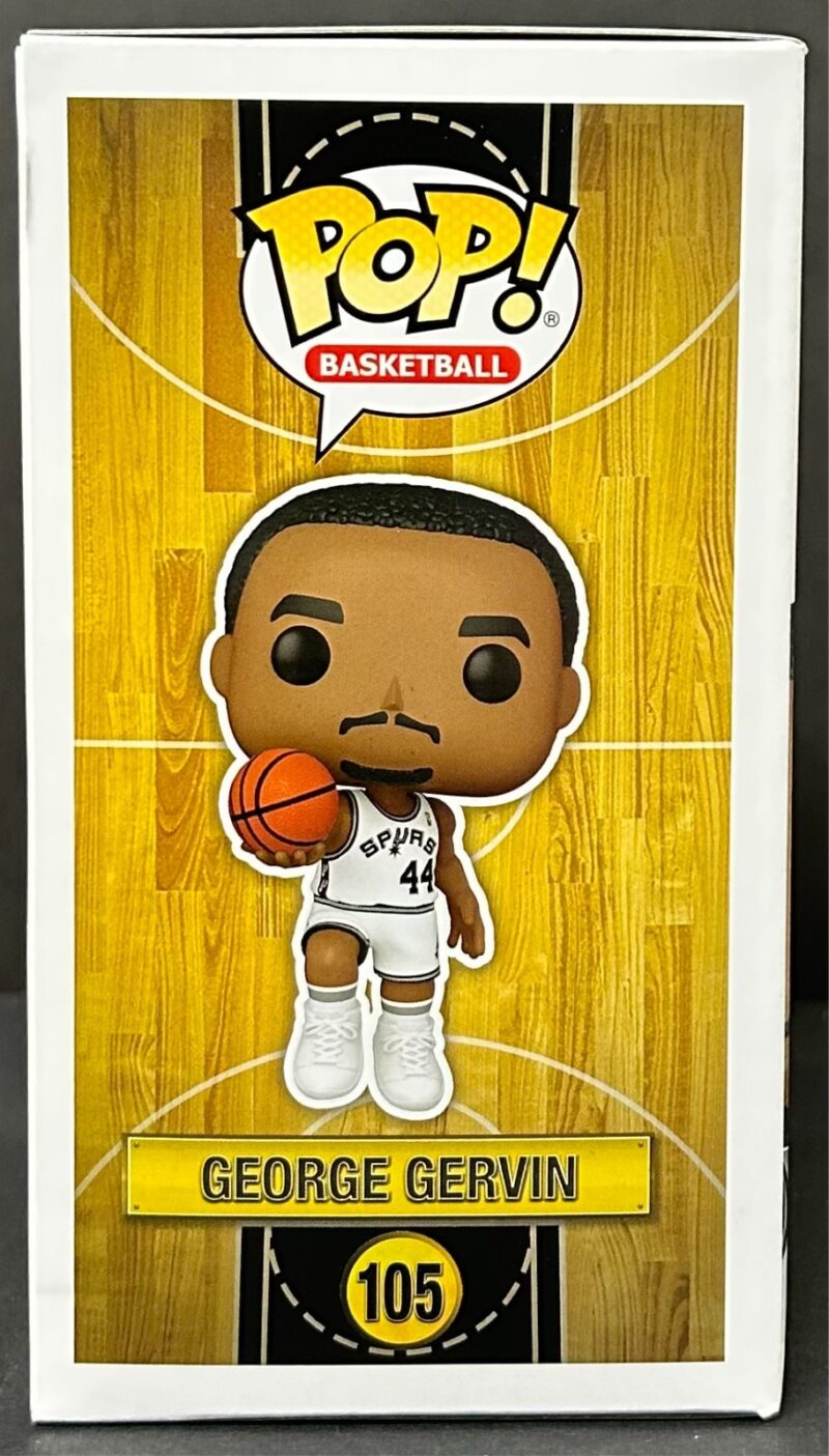 George Gervin Signed Autographed Funko POP 105 JSA Authentic San Antonio Spurs - Image 4